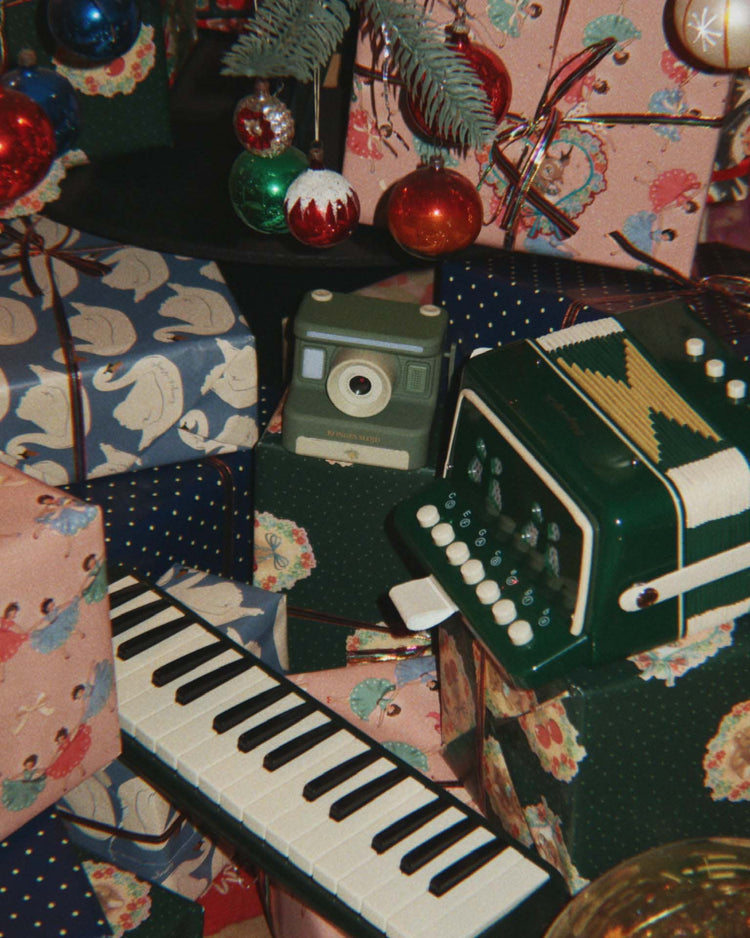konges sløjd accordion in green play Little