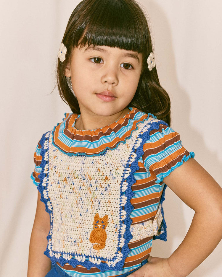 misha + puff cat topanga popover in seashore confetti kids Little