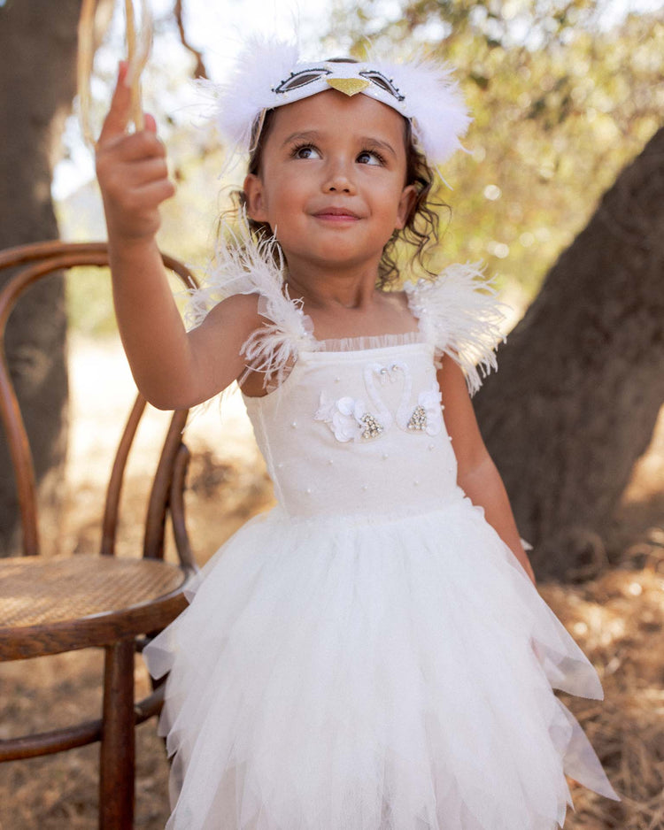 noralee magique dress in white kids Little