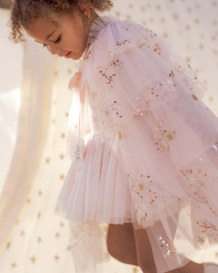 noralee tulle cape in pink kids Little