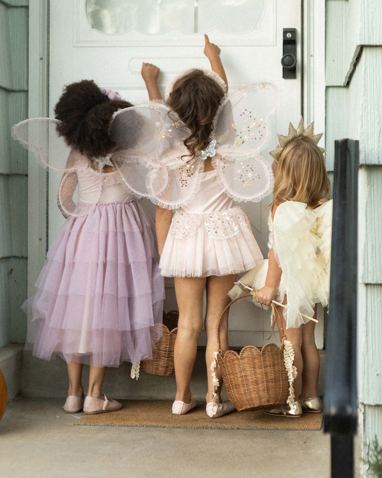 noralee angel wings in ivory shimmer kids Little