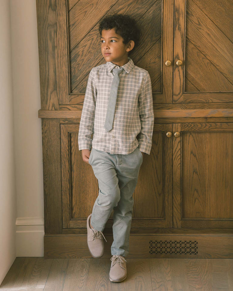 noralee harrison button down in fall plaid kids Little
