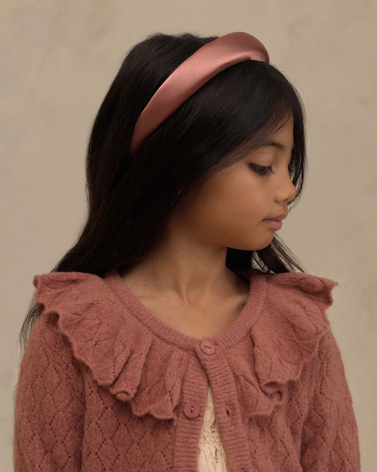 padded headband in spice