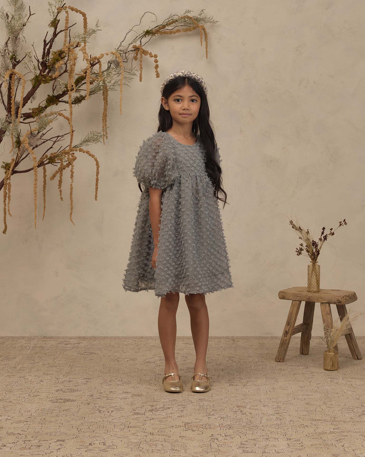 luna dress in eucalyptus