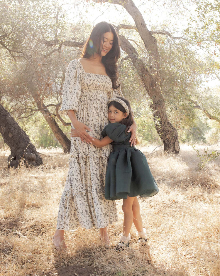 noralee sofia dress in green shimmer kids Little