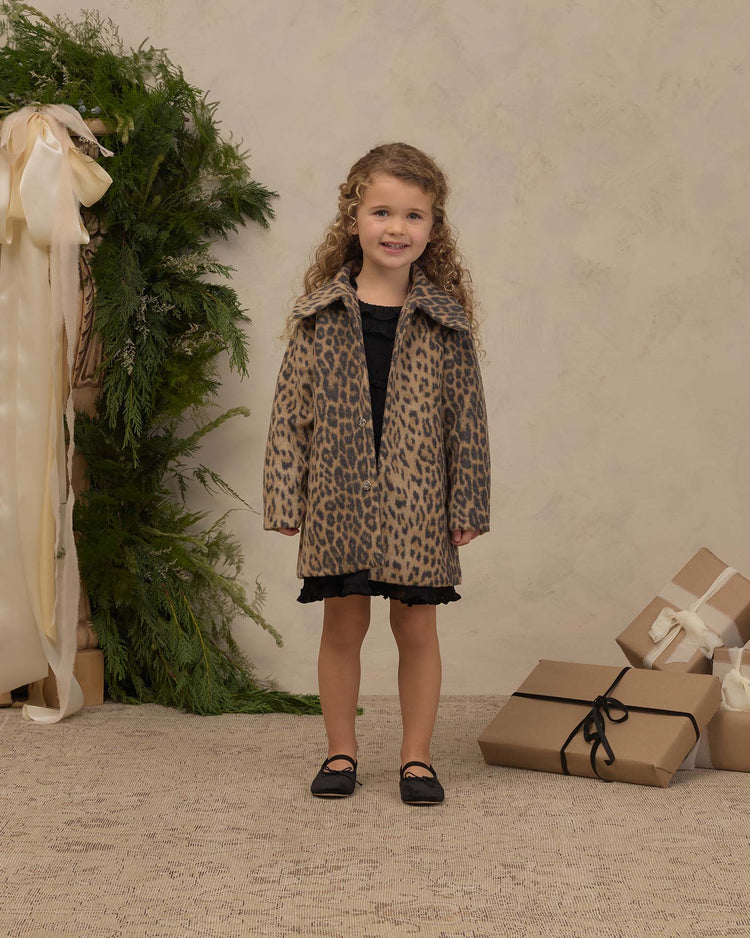 noralee eloise coat in leopard kids Little