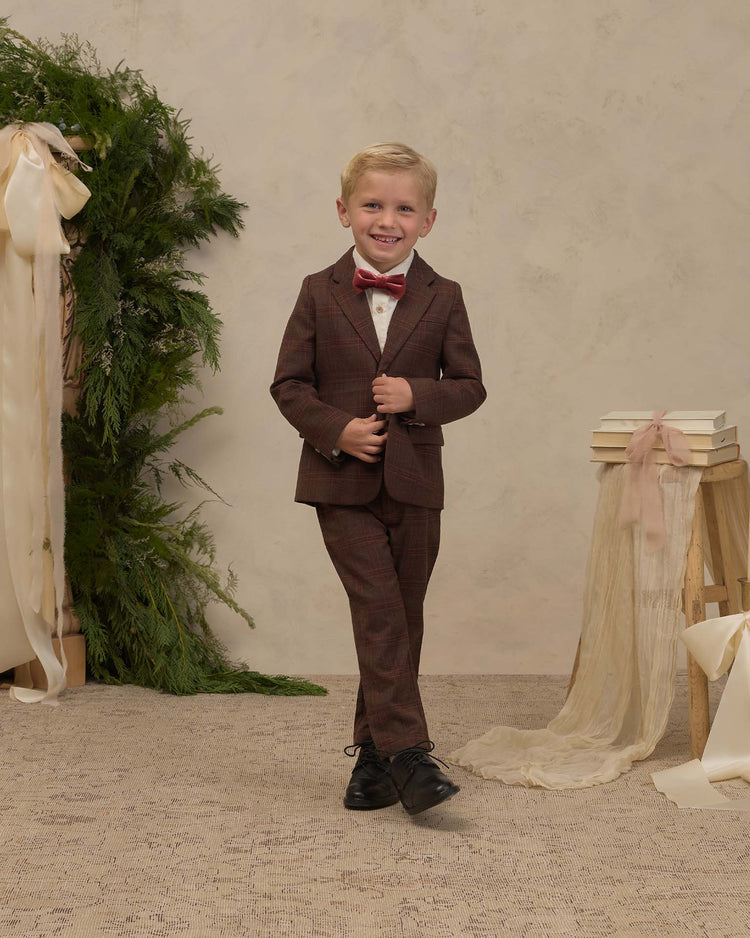 noralee sebastian pant in heathered plaid kids Little
