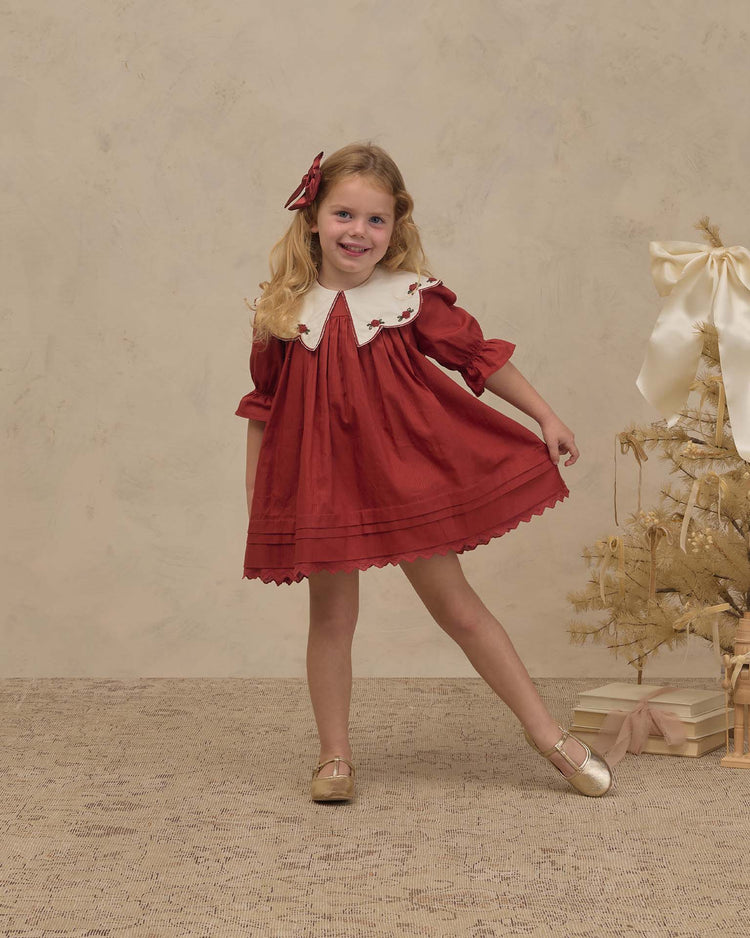 noralee mabel dress in ruby kids Little