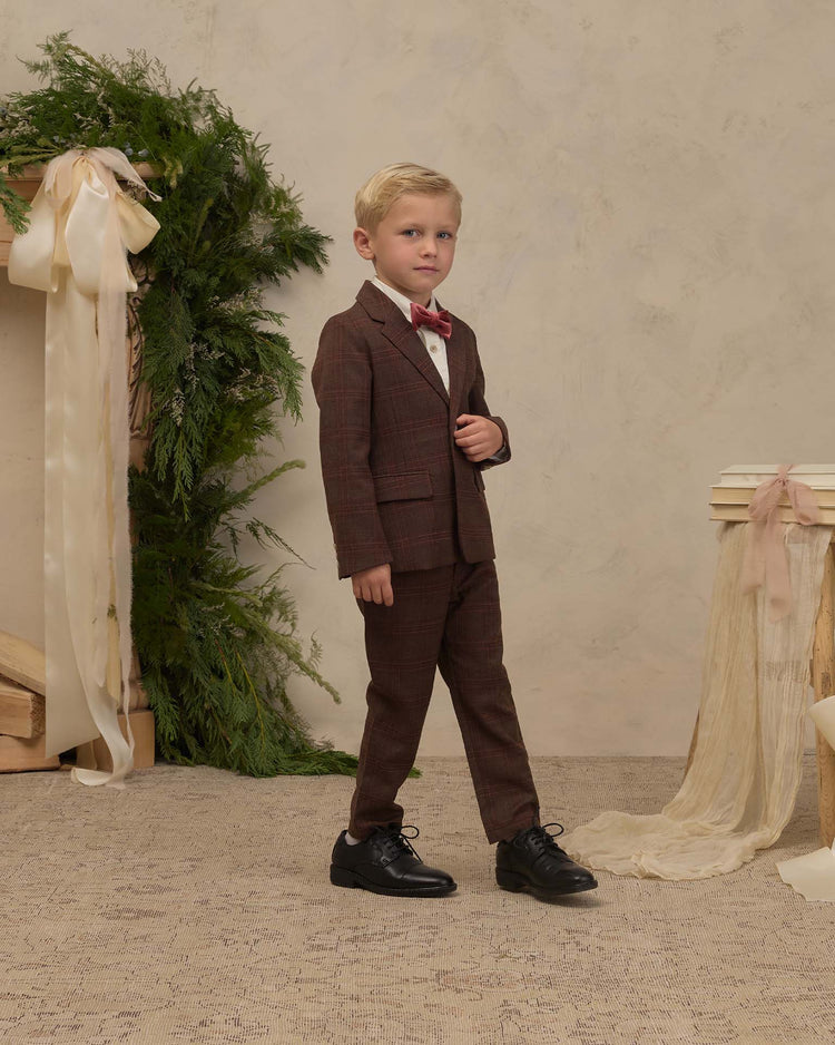 noralee sebastian pant in heathered plaid kids Little