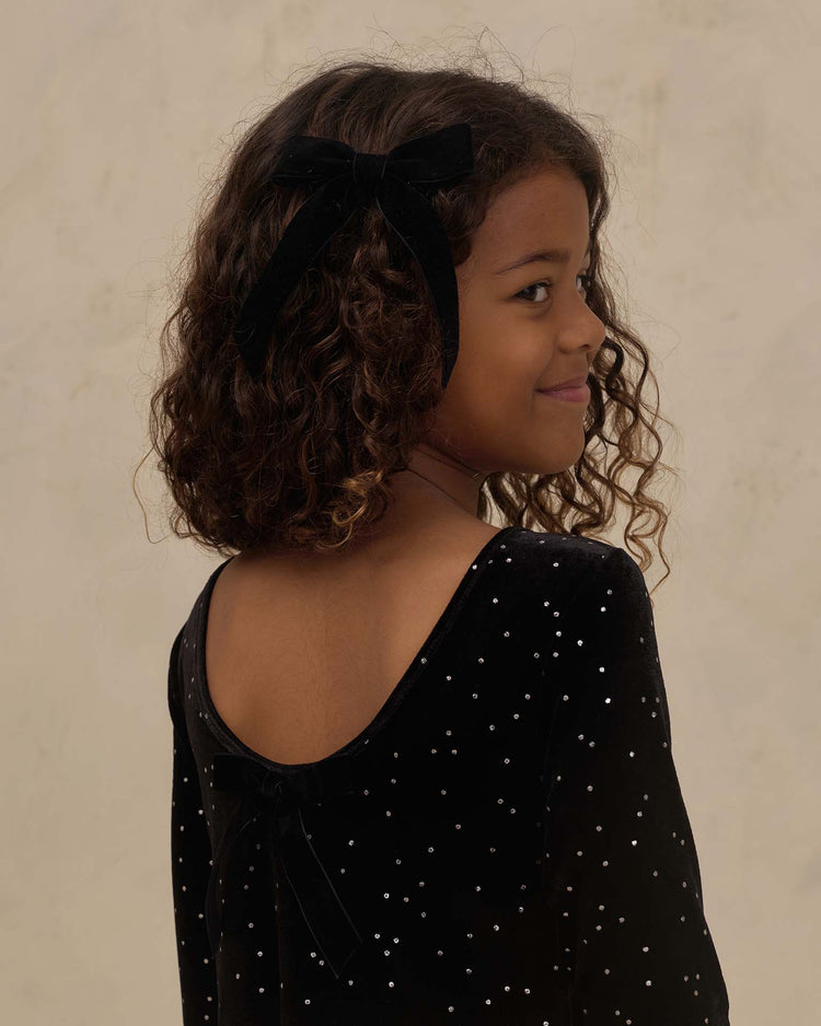 noralee penny dress in black rhinestone kids Little