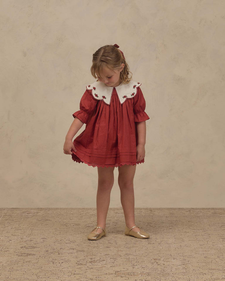 noralee mabel dress in ruby kids Little