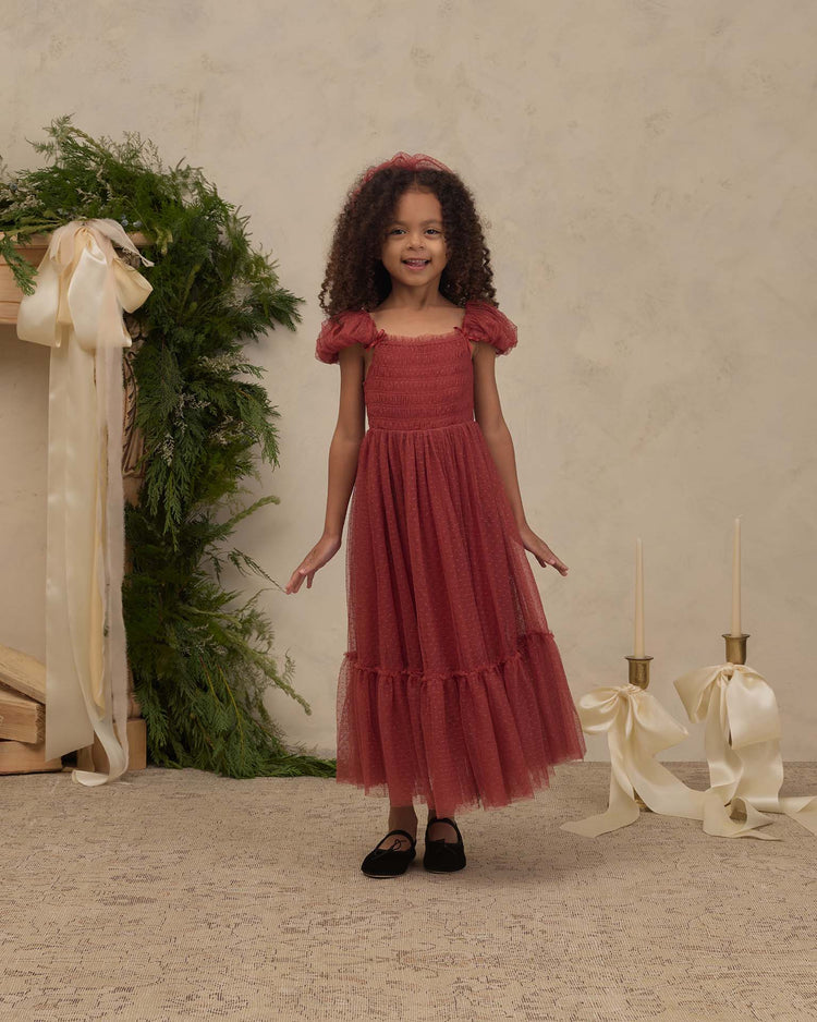 noralee clara dress in ruby kids Little