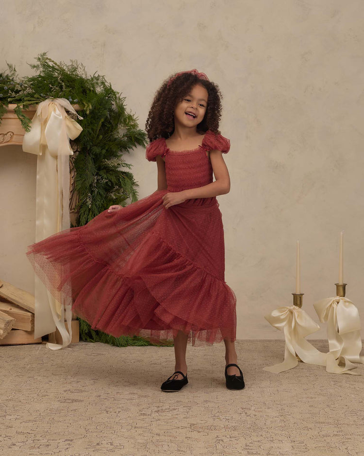 noralee clara dress in ruby kids Little