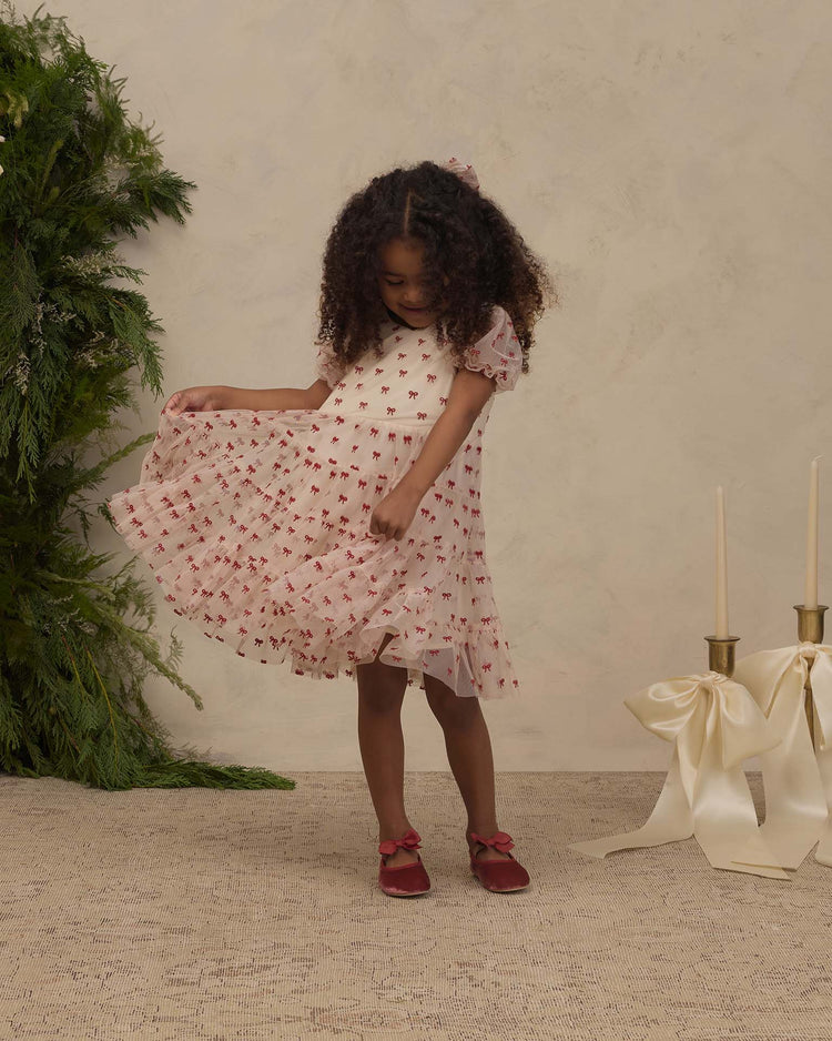 noralee dottie dress in ruby bows kids Little