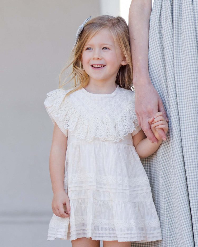 noralee goldie dress in ivory kids Little