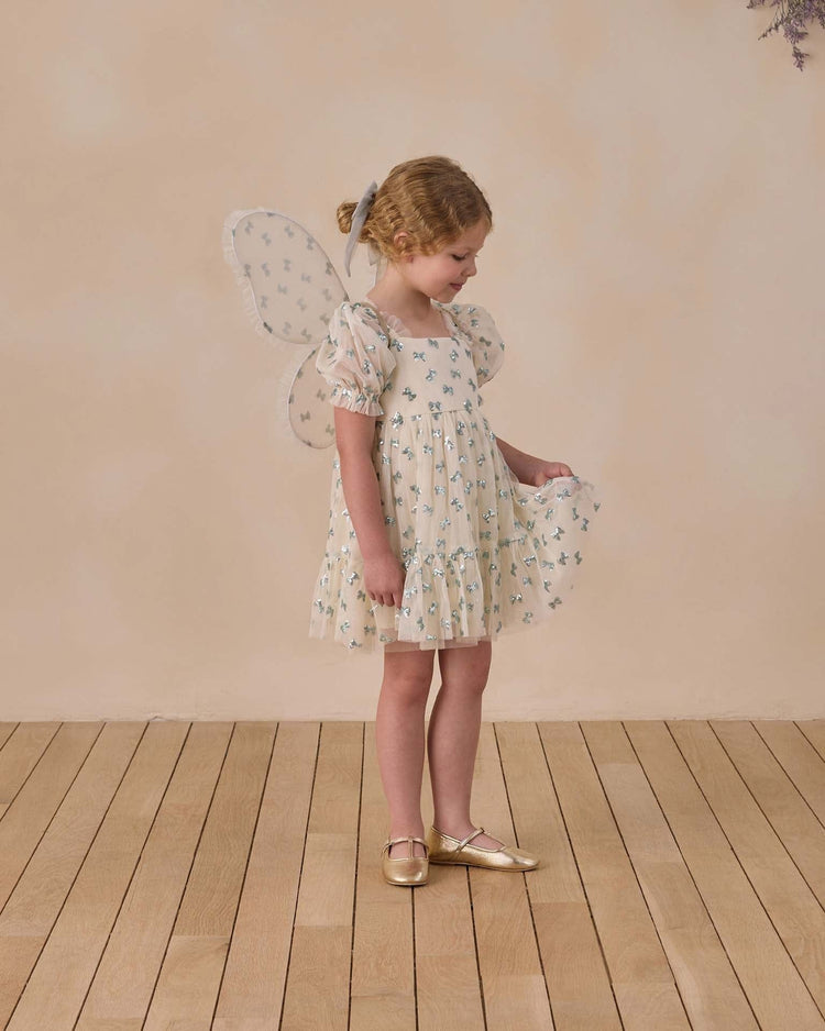 noralee fairy set in sky sequin bows play Little