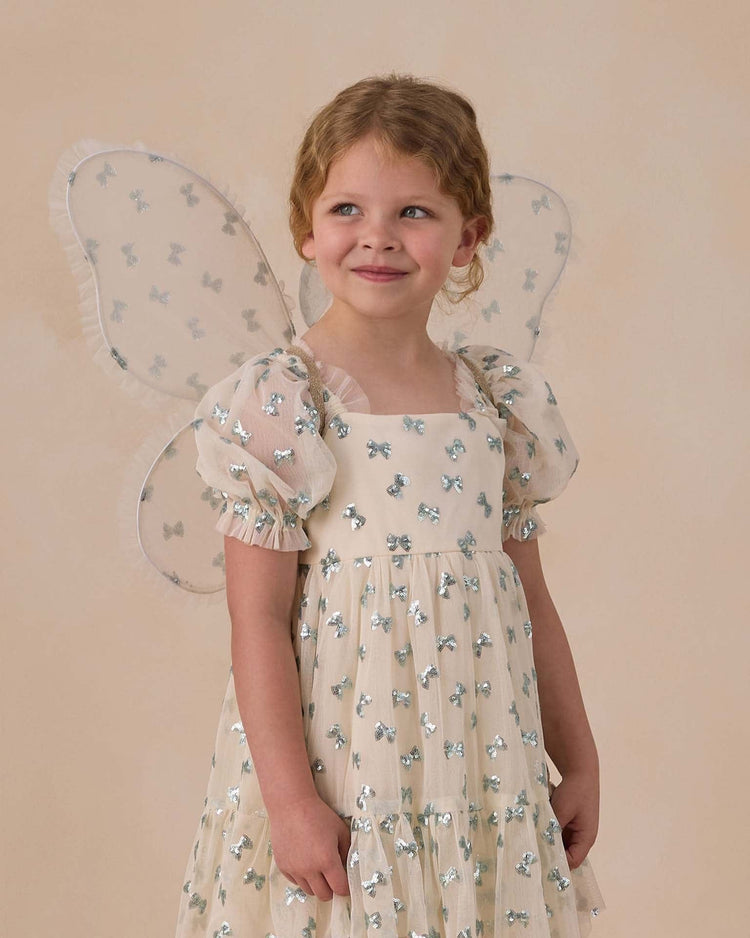 noralee fairy set in sky sequin bows play Little