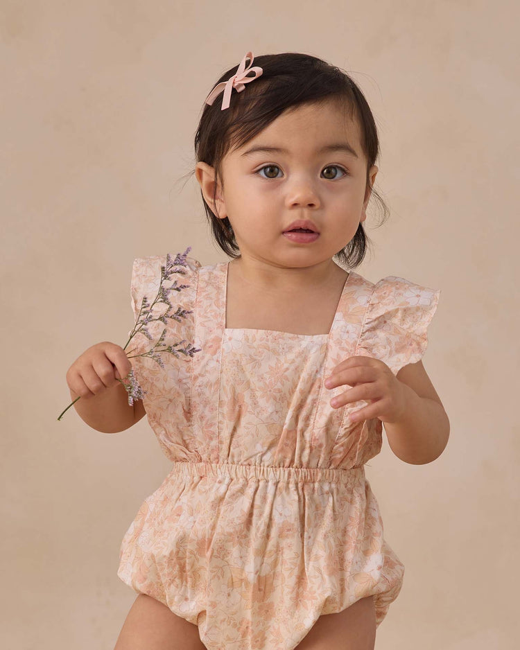 noralee lucy romper in petal garden baby Little