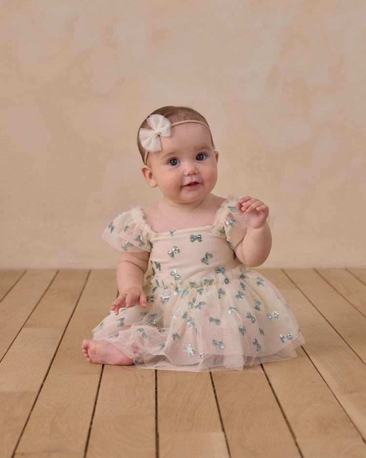 noralee flutter tulle headband in ivory accessories Little