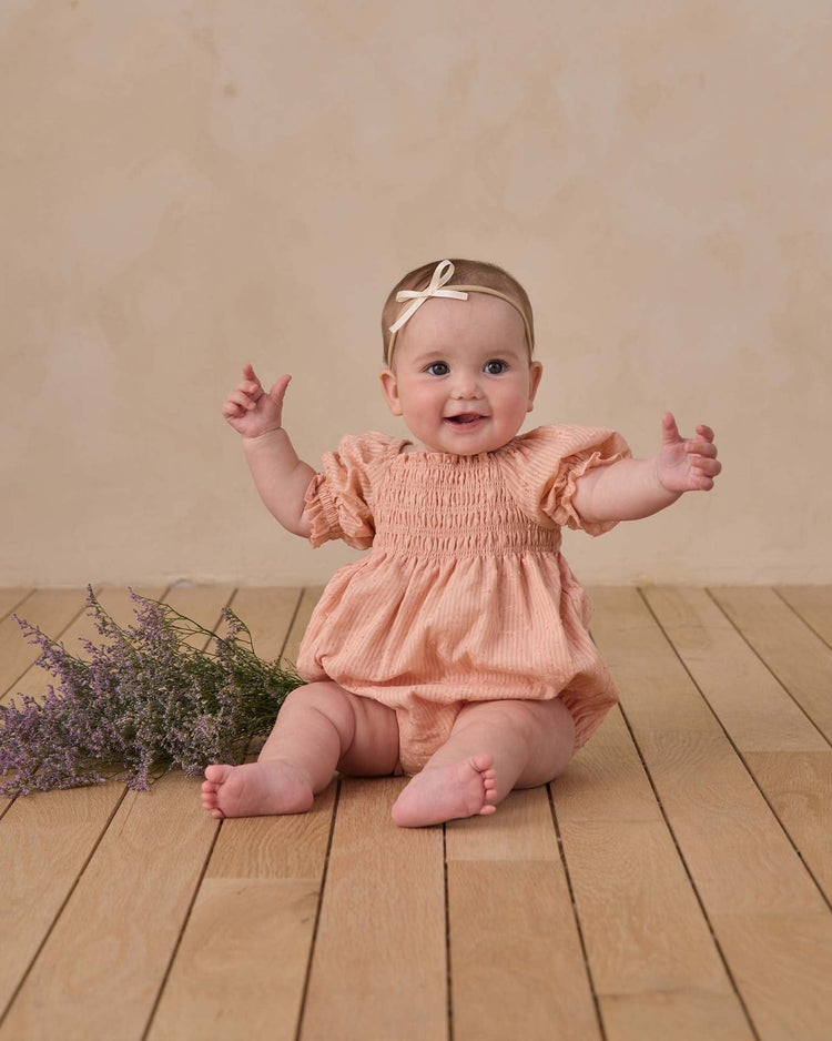 noralee hazel romper in petal baby Little
