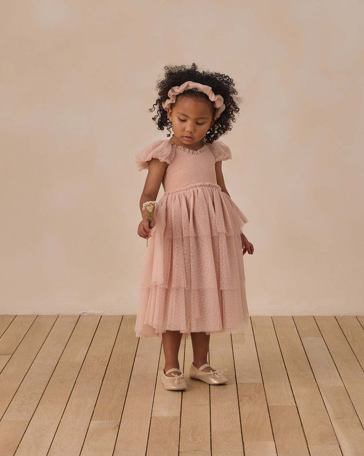 noralee gathered headband in petal accessories Little