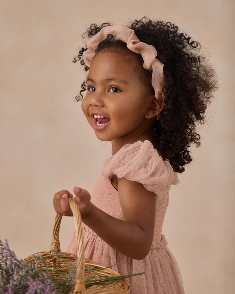 noralee gathered headband in petal accessories Little
