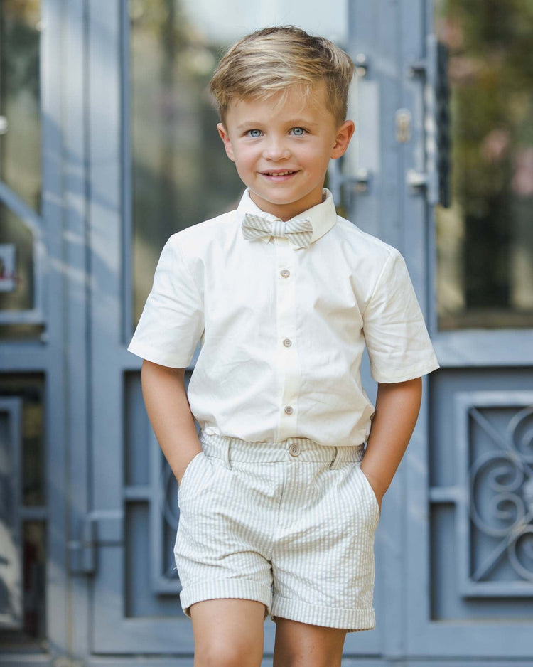 noralee atlas shirt in ivory kids Little