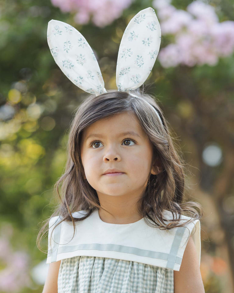 noralee bunny headband in summer ditsy accessories Little