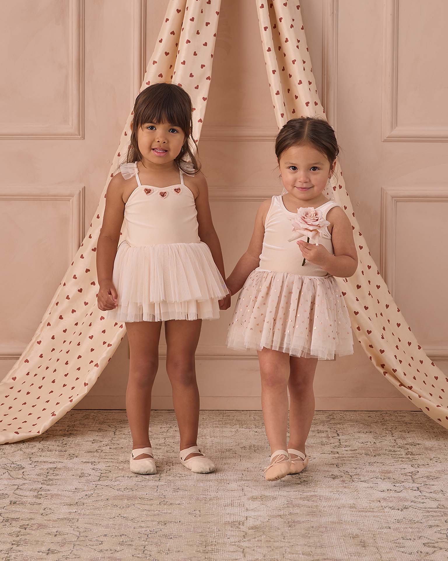 Noralee Tallulah Tutu in Rose Gold Hearts for 18M Baby Girls Noralee Tallulah Tutu in Rose Gold Hearts for 18M Baby Girls