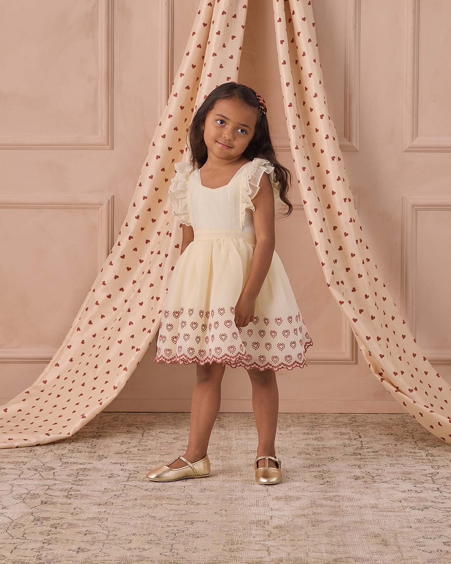 Provence Dress Ivory, 6Y at Noralee Provence Dress Ivory, 6Y at Noralee