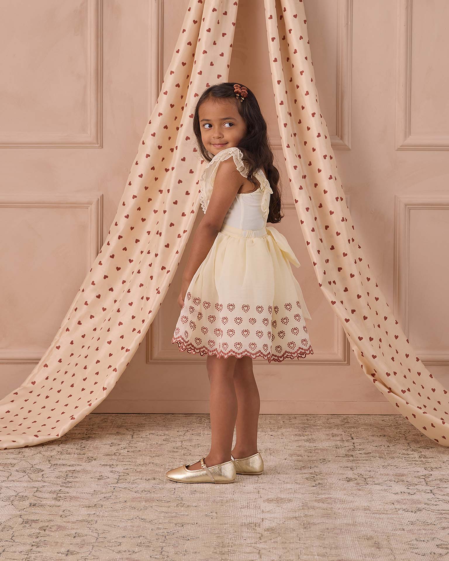 Provence Dress Ivory, 6Y at Noralee Provence Dress Ivory, 6Y at Noralee