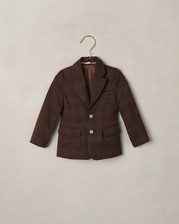 noralee sebastian blazer in heathered plaid kids Little