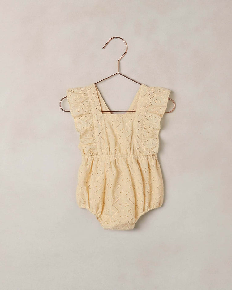 noralee lucy romper in lemon baby Little