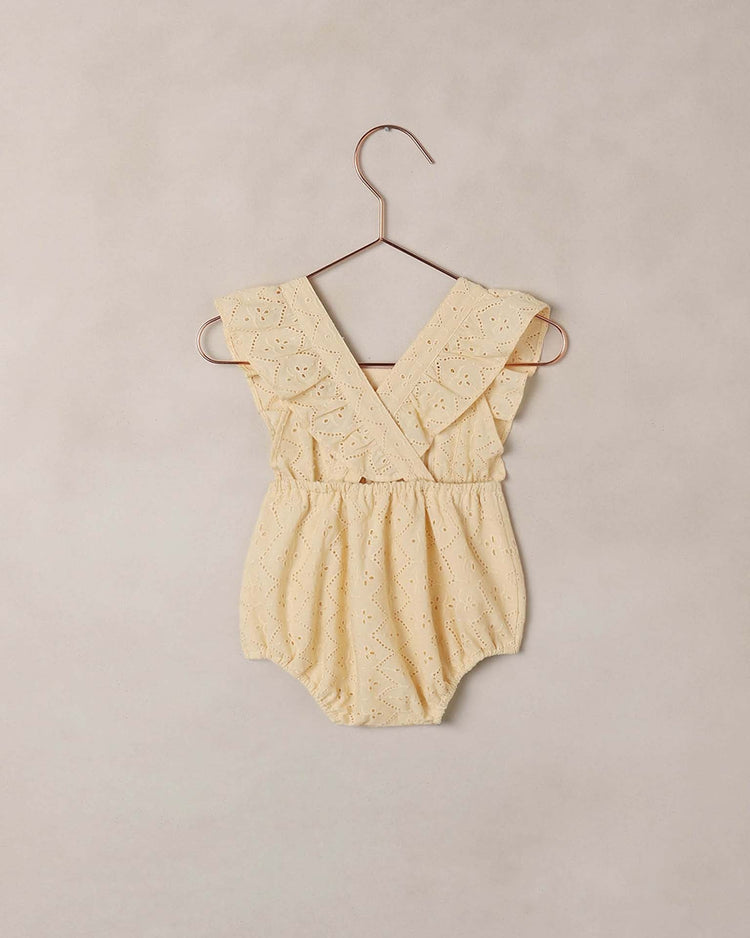 noralee lucy romper in lemon baby Little