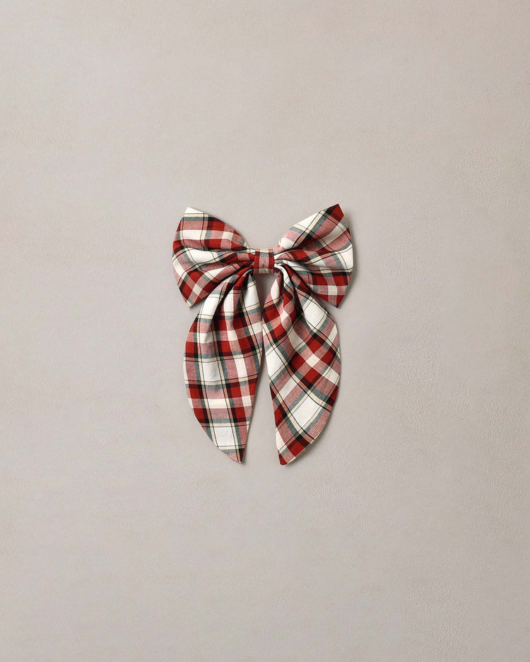 noralee everly bow in holiday tartan accessories Little