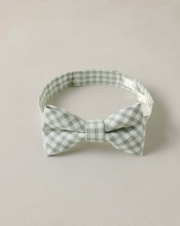 noralee bow tie in eucalyptus check accessories Little