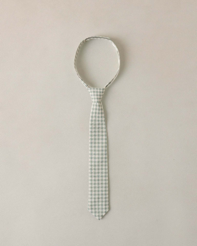 noralee skinny tie in eucalyptus check accessories Little