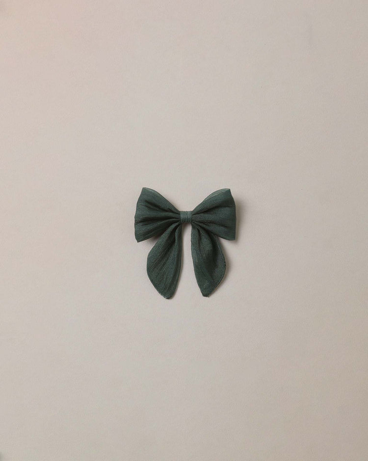 noralee norah bow in green accessories Little