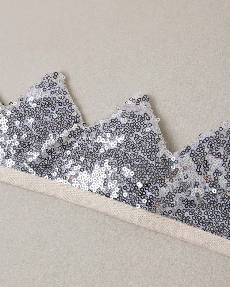 noralee crown + wand in silver sequin kids Little