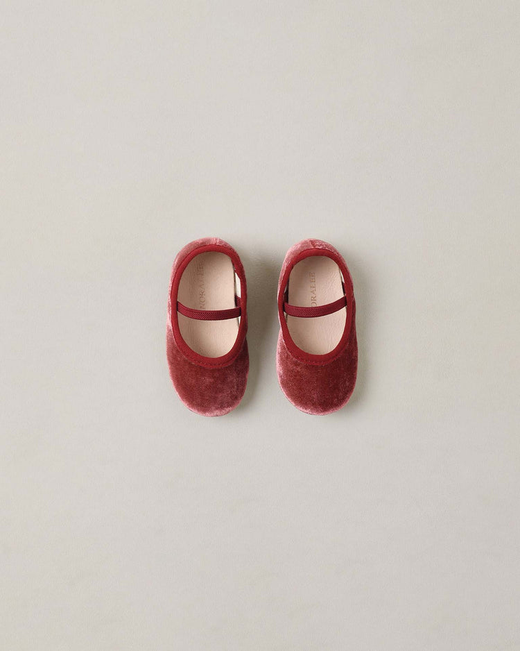 noralee baby ballet flats in ruby accessories Little