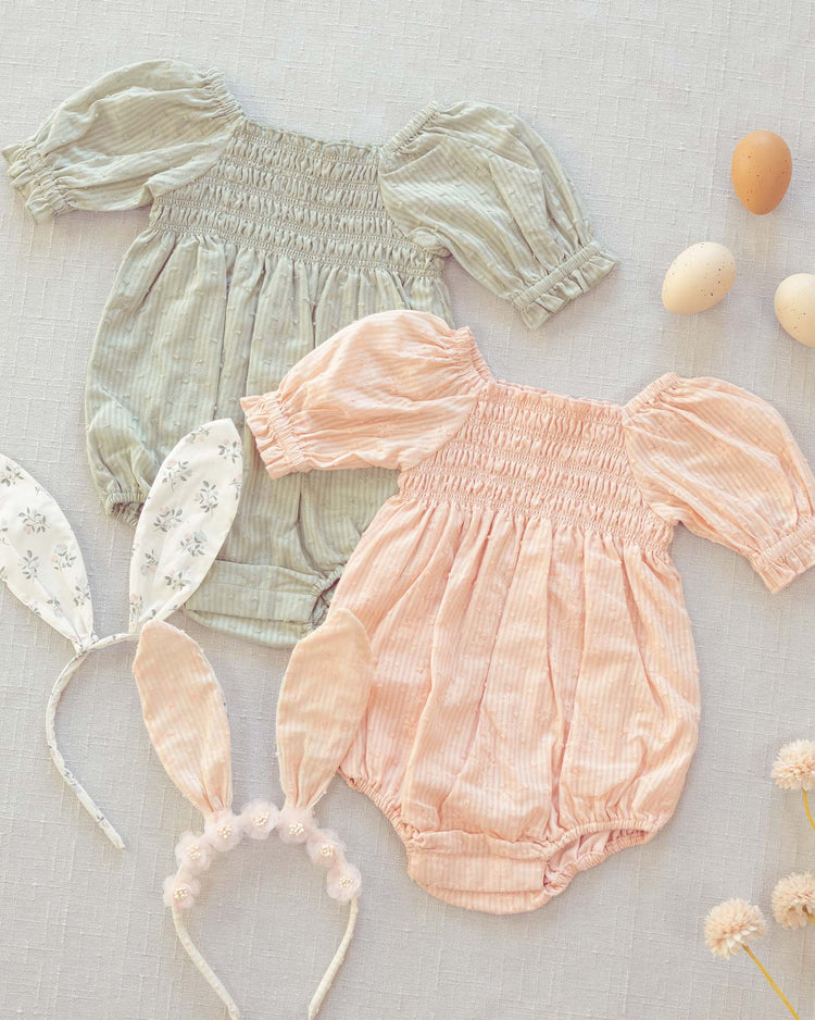 noralee hazel romper in petal baby Little