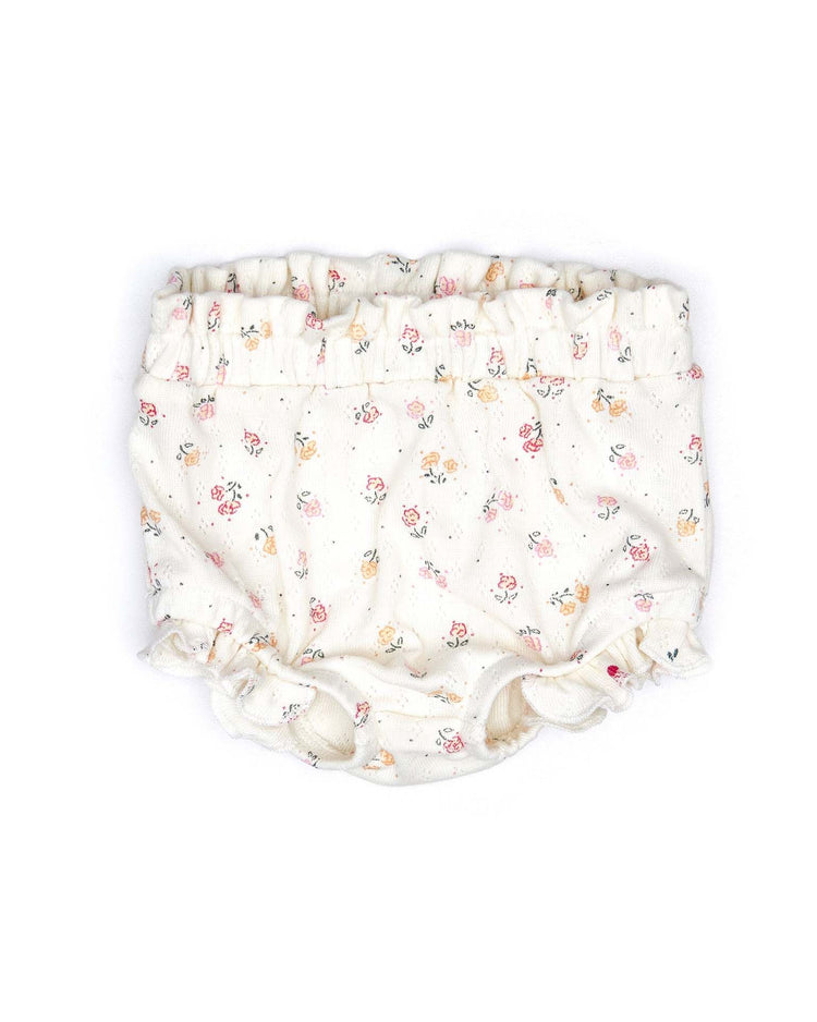 pointelle bloomer in natural flowers