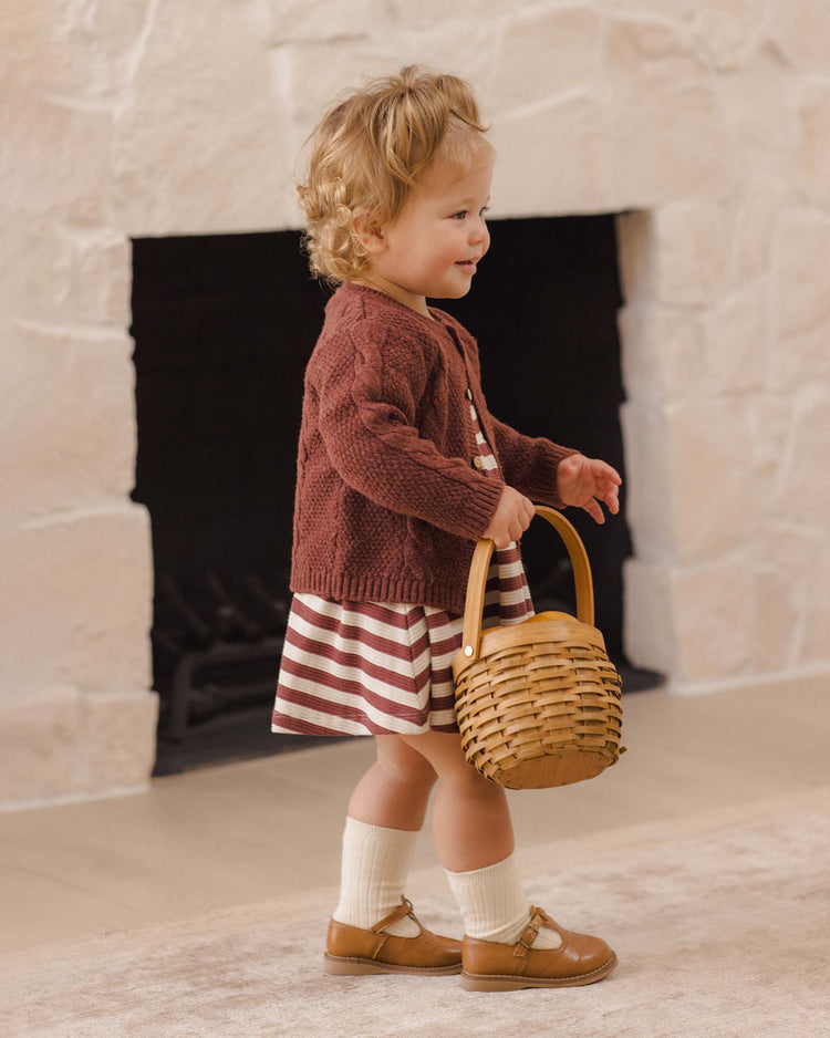 quincy mae darla dress in black cherry baby Little