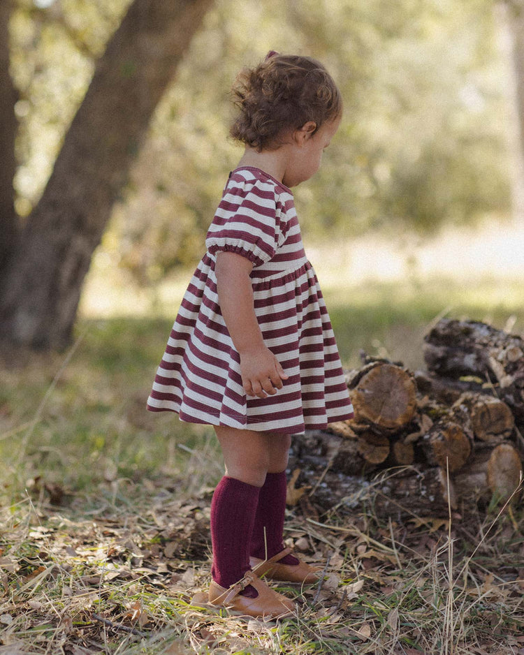quincy mae darla dress in black cherry baby Little