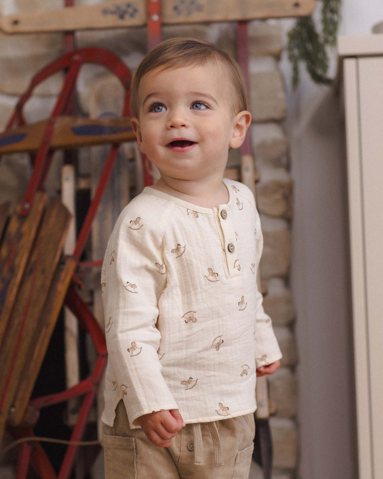 zion shirt in rocking horse