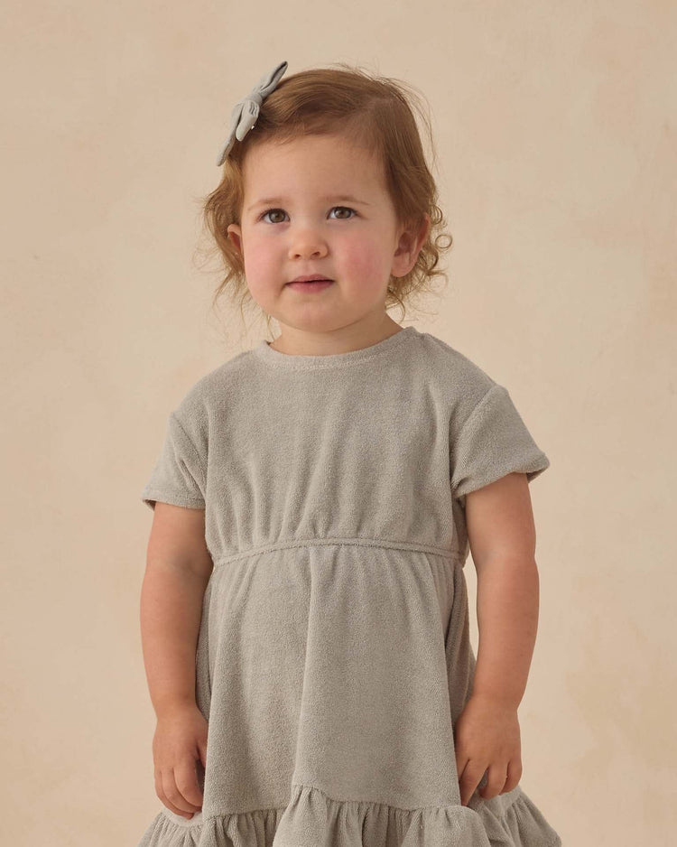 quincy mae terry dress in sage baby Little