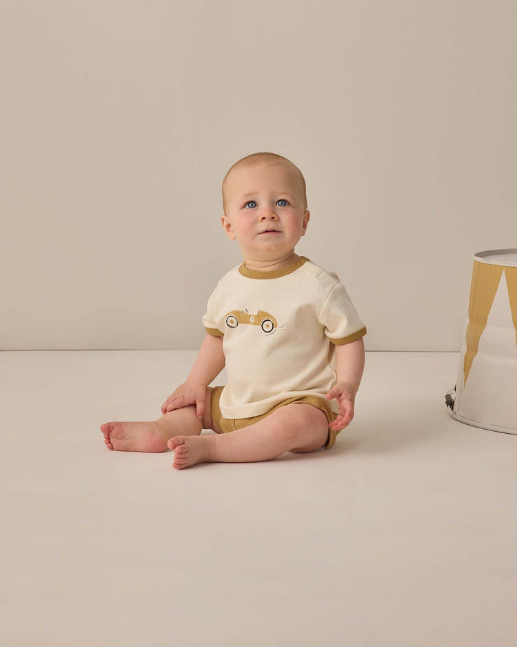 quincy mae ringer tee in race car baby Little
