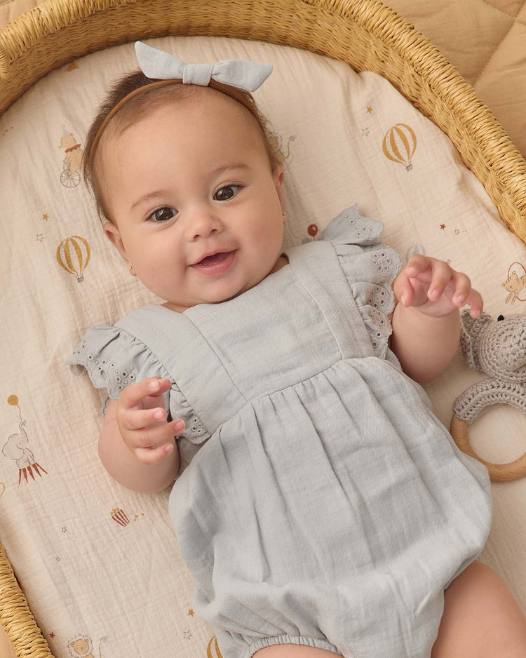 quincy mae naomi romper in sky baby Little