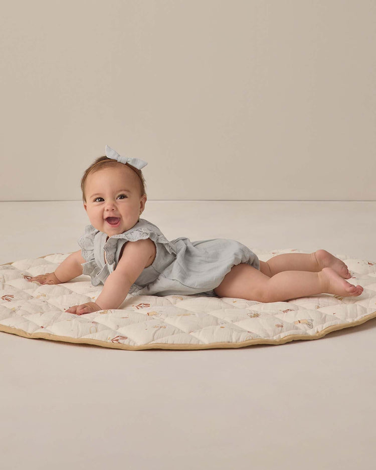 quincy mae naomi romper in sky baby Little