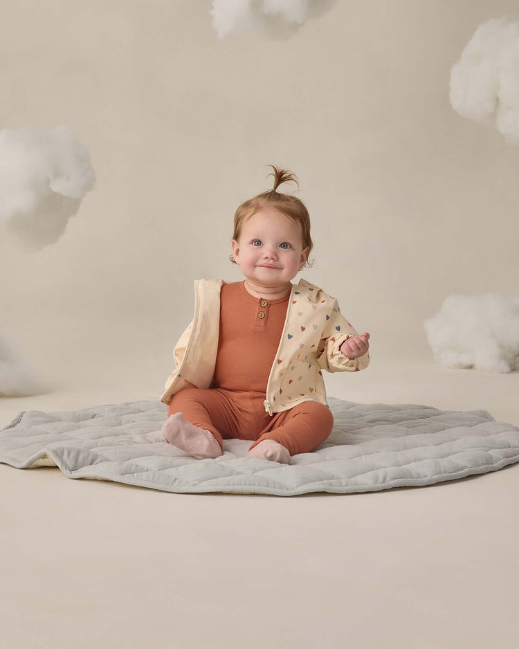 quincy mae ribbed legging in poppy baby Little